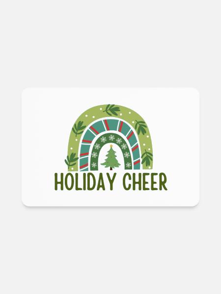 Holiday Cheer - Rectangle Magnet - white - Front