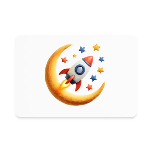 Rocket Among the Stars - Rectangle Magnet
