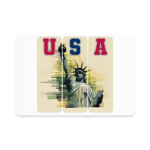 Art illustration of the Statue of Liberty - Rectangle Magnet