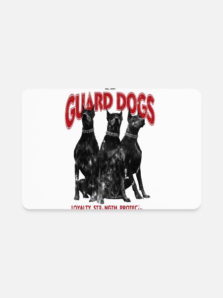 Guard Dogs Loyalty Protection - Rectangle Magnet - white - Front