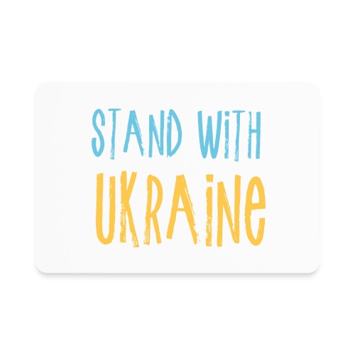 Stand With Ukraine - Rectangle Magnet