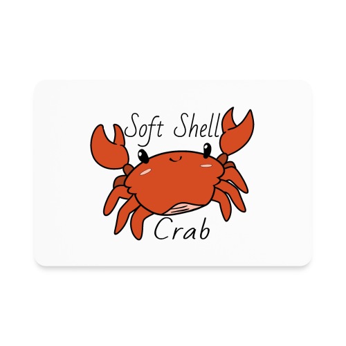 Kawaii Soft Shell Crab - Rectangle Magnet