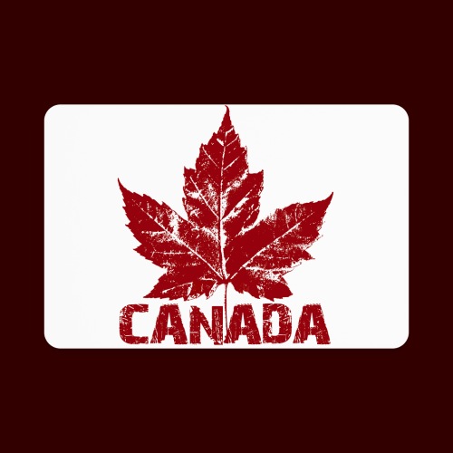 Cool Canada Souvenir Vintage Maple Leaf Gifts - Rectangle Magnet