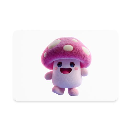 Mushroom: Purple Forest Friend - Rectangle Magnet