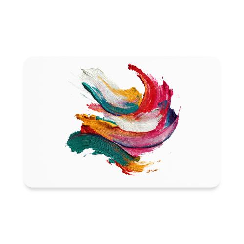 Colorful brushstrokes - Rectangle Magnet