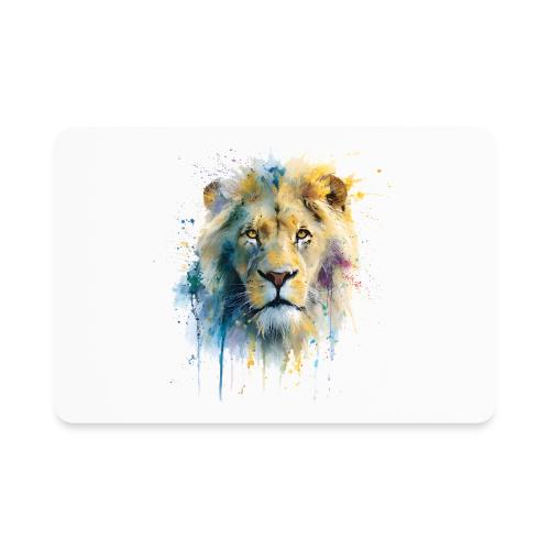 Splash-Art Lion Face - Rectangle Magnet