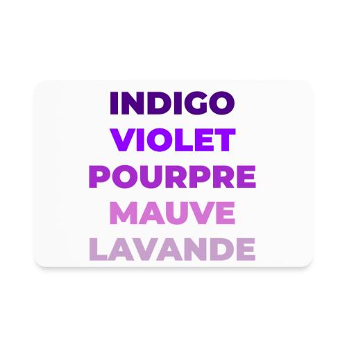 Shades of purple - Rectangle Magnet