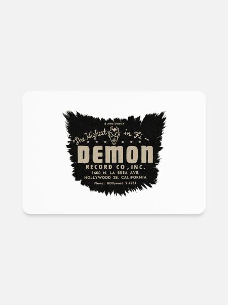 Vintage Record Studio - Rectangle Magnet - white - Front