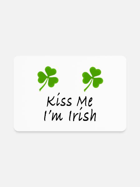 St. Patrick's Day Women's Ideal Racerback Tank - Rectangle Magnet - white - Front