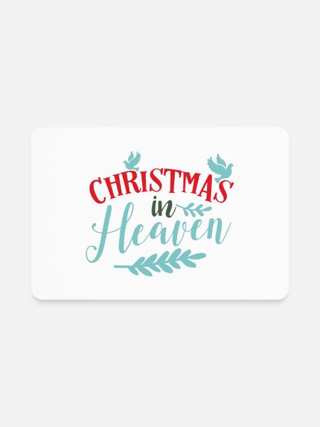 Christmas In Heaven - Rectangle Magnet - white - Front
