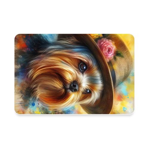 Yorkshire Terrier Splash Art - Rectangle Magnet