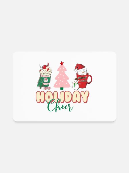 Holiday Cheer - Rectangle Magnet - white - Front