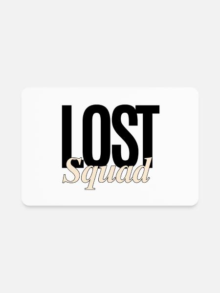 Lost Squad - Rectangle Magnet - white - Front
