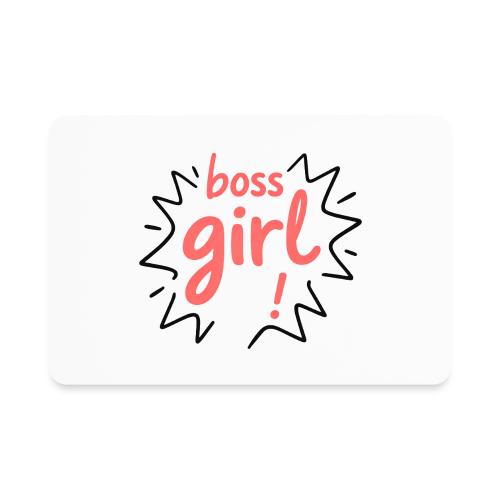 Boss Girl Bold Feminist Statement - Rectangle Magnet