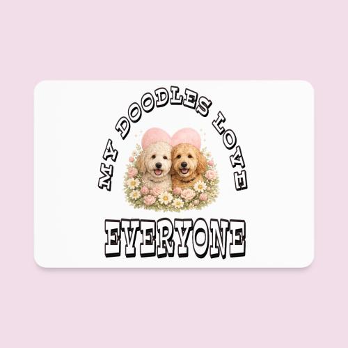 My Doodles Over Everyone - Rectangle Magnet