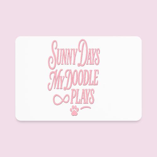 Sunny Days My Doodle Plays - Rectangle Magnet