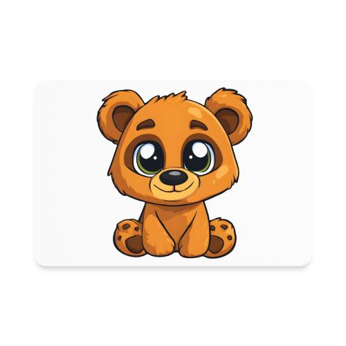 Smiling Sitting Baby Bear - Rectangle Magnet