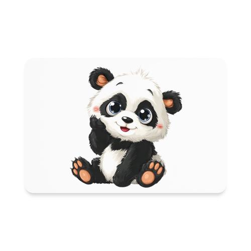Blushing Baby Panda - Rectangle Magnet