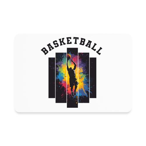 Basketball Slam Dunk Splash Design - Rectangle Magnet