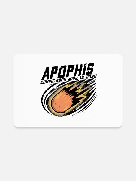 Apophis Ast029 Cosmic Event - Rectangle Magnet - white - Front