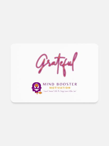 Grateful Design Collection - Rectangle Magnet - white - Front