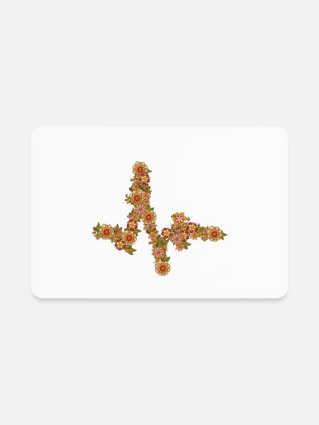HEALING is NOT LINEAR - Rectangle Magnet - white - Front