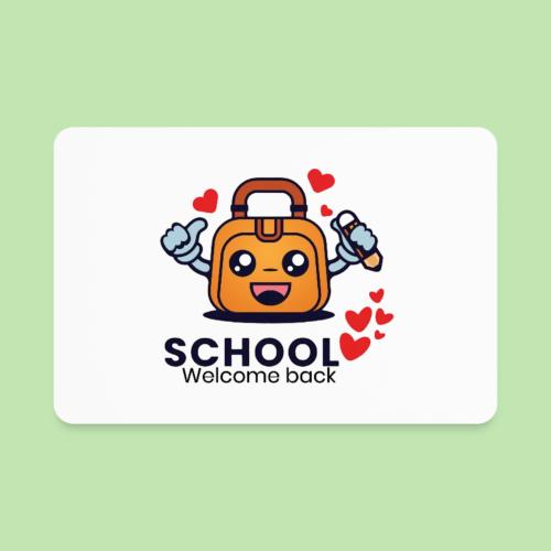 first day of school outfit- school Welcome back - Rectangle Magnet