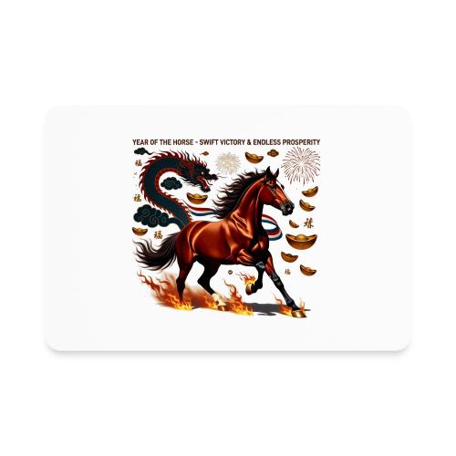 Year of the Horse Victory T Shirt, Lunar New Year - Rectangle Magnet