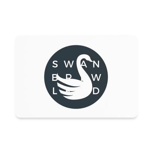 Modern Swan Brewing Logo - Rectangle Magnet