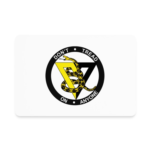 DONT TREAD ON ANYONE AGORISM - Rectangle Magnet