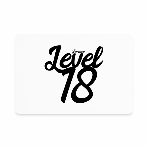 Forever Level 18 Gamer Birthday Gift Ideas - Rectangle Magnet