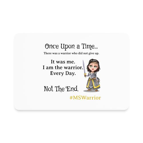 MS Warrior Woman - Rectangle Magnet
