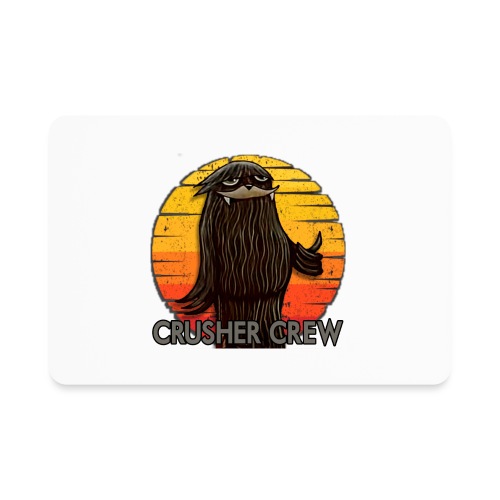 Crusher Crew Cryptid Sunset - Rectangle Magnet