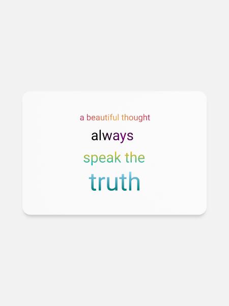 Truth - Rectangle Magnet - white - Front