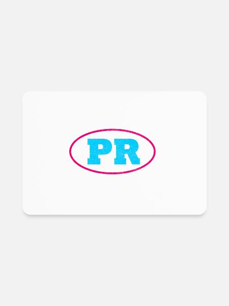 Your PR is my warmup. - Rectangle Magnet - white - Front