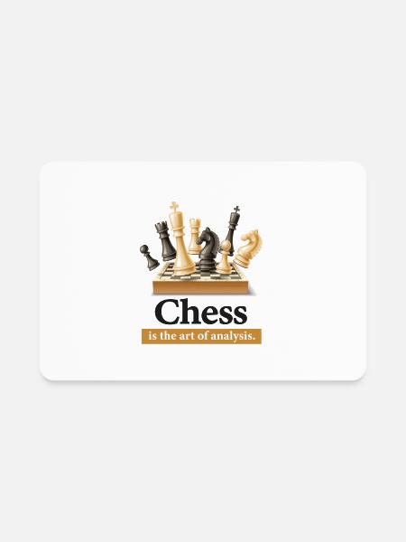 Chess lovers - Rectangle Magnet - white - Front