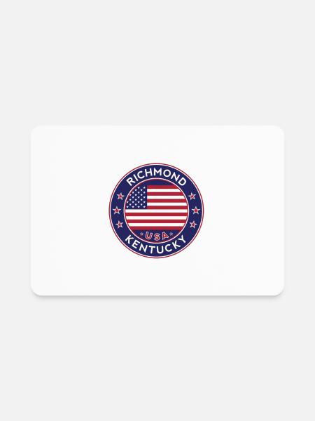 Berlin Germany - Rectangle Magnet - white - Front