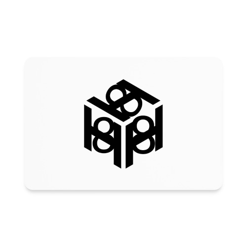H 8 box logo design - Rectangle Magnet