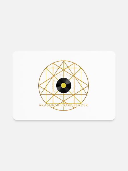 Akashic Records Player - Rectangle Magnet - white - Front