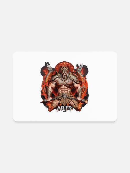 Ancient gods - Rectangle Magnet - white - Front
