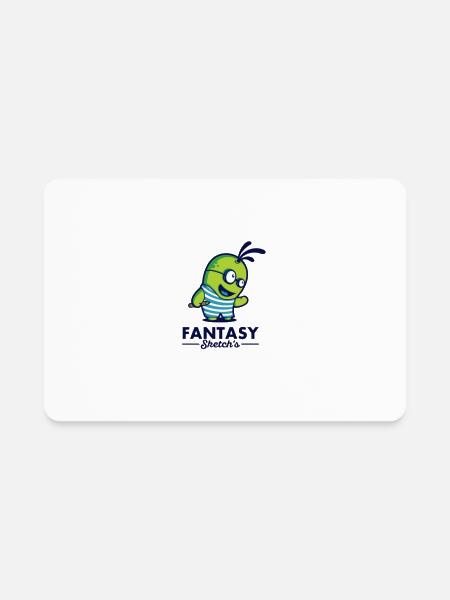 Fantasy stretch's - Rectangle Magnet - white - Front