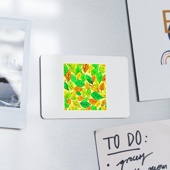 Playful Foliage in Orange & Yellowish Green