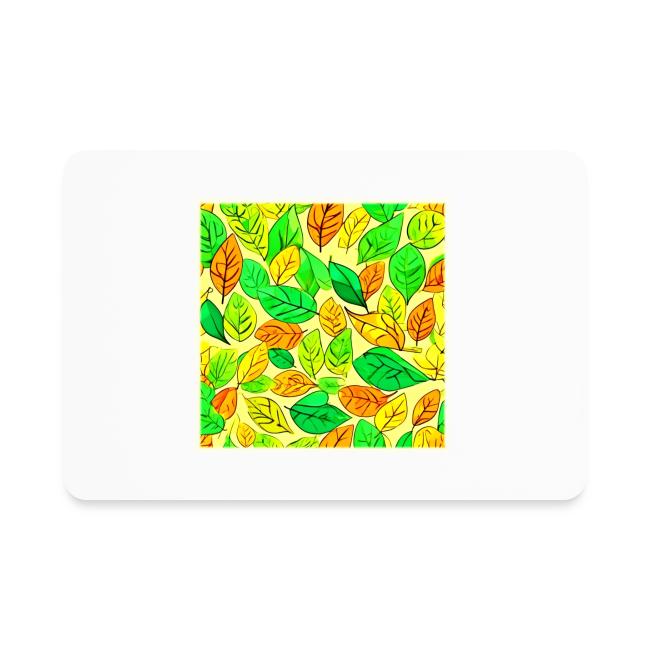 Playful Foliage in Orange & Yellowish Green