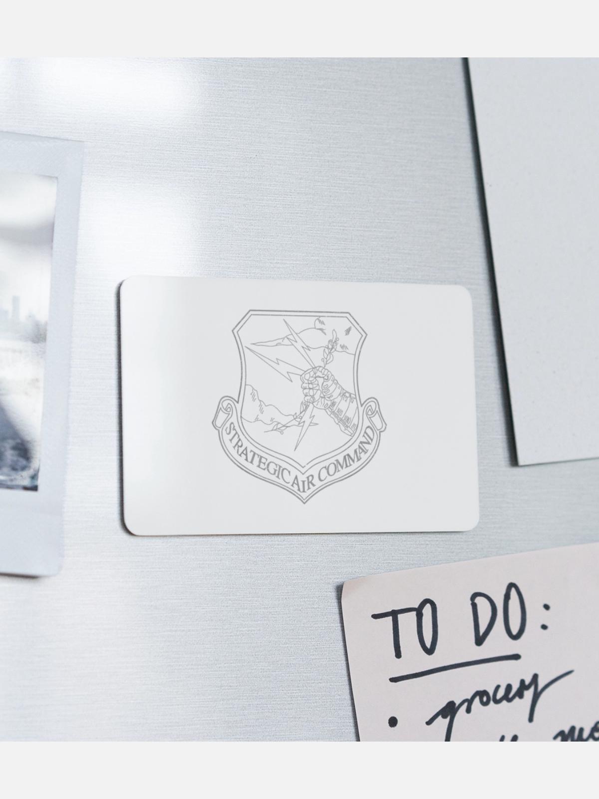 Strategic Command Emblem Grunge - Rectangle Magnet - white - Front