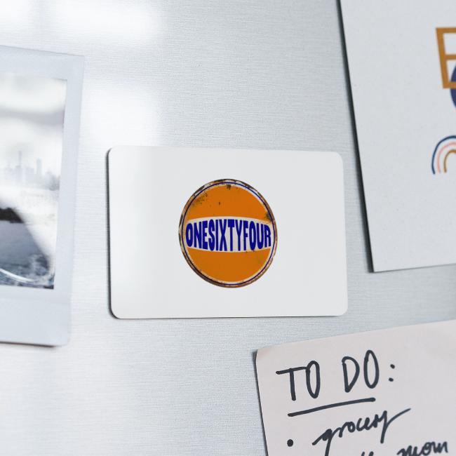 One Sixty Four --vintage auto inspired orange