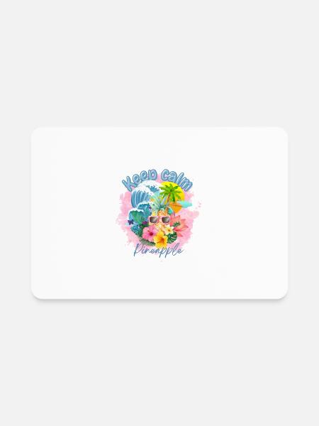 Keep calm - Rectangle Magnet - white - Front