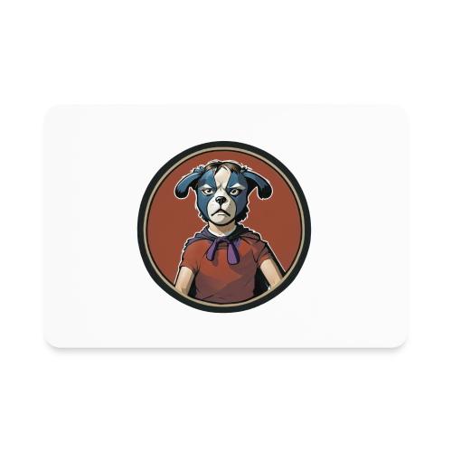 Dogboy Adventutes Red Circle Logo - Rectangle Magnet