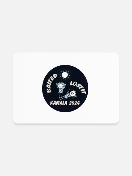 BAITED Kamala 2024 - Rectangle Magnet - white - Front