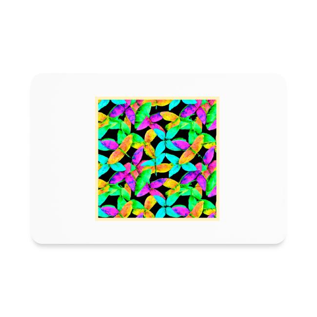 Neonscape Leaf Pattern
