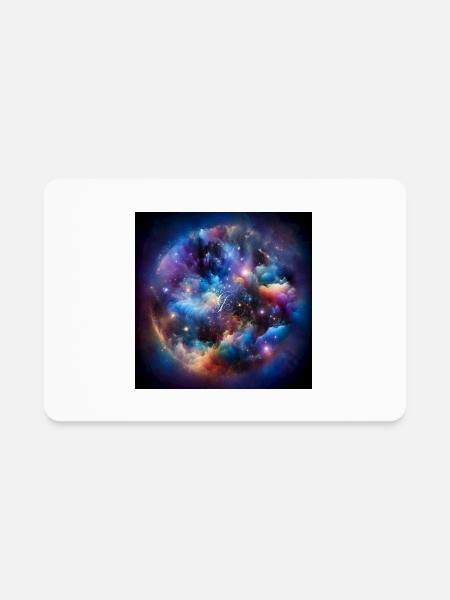 Heavens and Words - Rectangle Magnet - white - Front